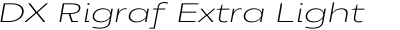 DX Rigraf Extra Light Extra Exp Italic